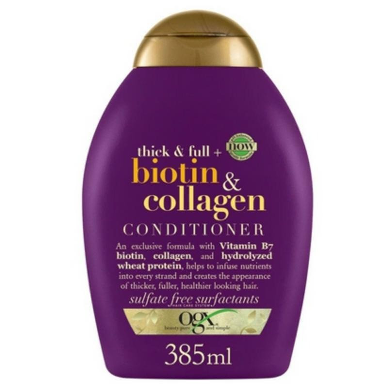 Acondicionador con Biotina y Colágeno 385 ml Ogx