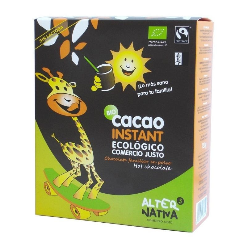 Cacao Polvo Instantáneo Bio 750 gr Alternativa3