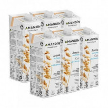 Bebida Vegetal De Avena Con Calcio Eco 6x1L Amandin