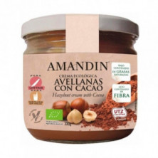 Crema de Avellanas con Cacao Eco 330 gr Amandin