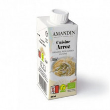 Crema Leche de Arroz Para Cocinar 200 ml Amandin