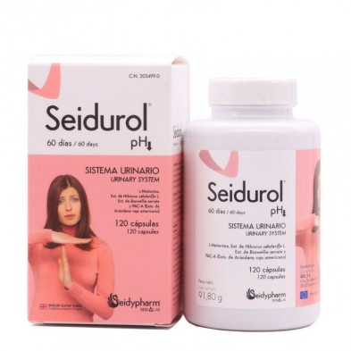 Seidurol pH Sistema Urinario 120 cápsulas Seidypharm