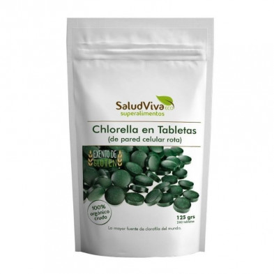 Chlorella en Tabletas 125gr Salud Viva