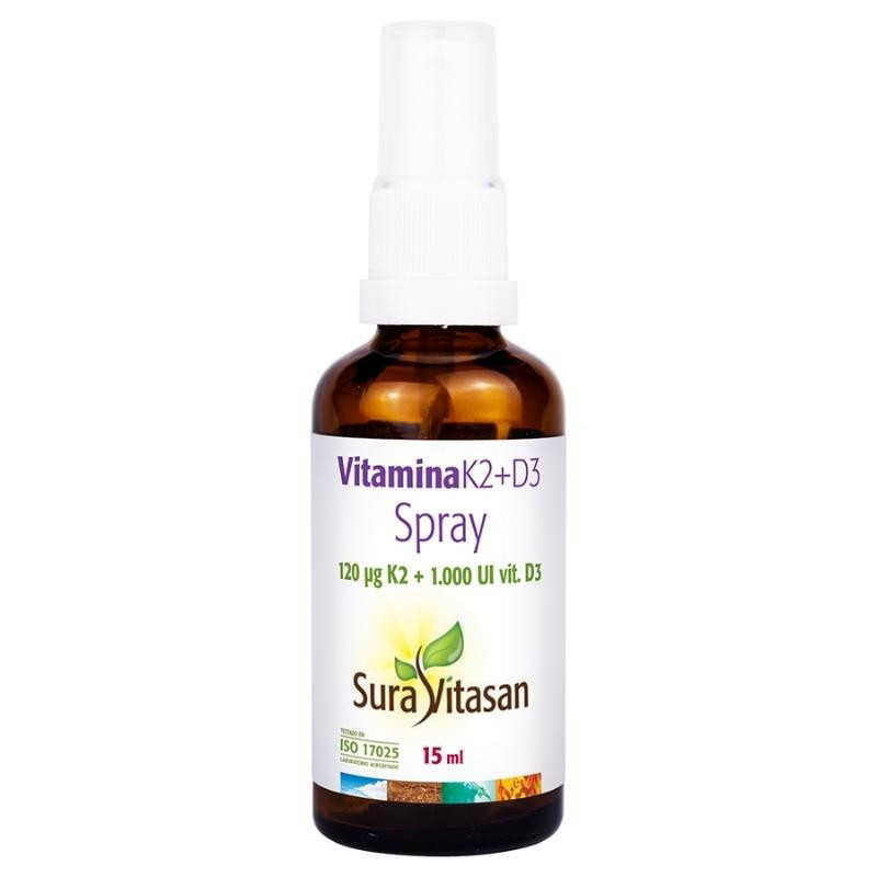 Vitamina D3+K2 Spray 15 ml Sura Vitasan