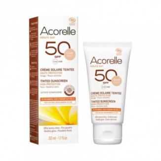 Crema Facial con Color Light SPF50 50ml Acorelle