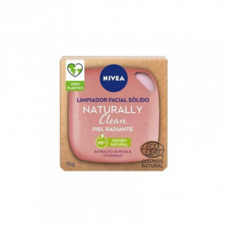 Limpiador Facial Piel Radiante Naturally Clean 75g Nivea