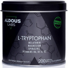 L-Triptófano Melatonina + Magnesio + Espirulina + Vitaminas 200 caps AldousLabs