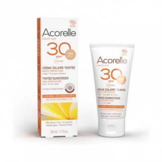 Crema Facial Solar Color Oro SPF30 50 ml Acorelle