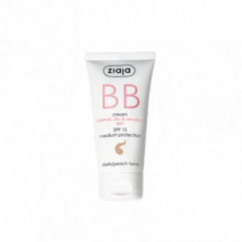 BB Crema Pieles Normales Secas Sensibles SPF15 Tono Oscuro  50 ml Ziaja