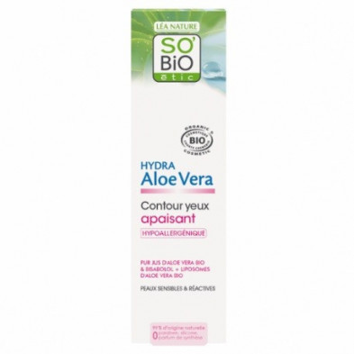 Contorno de Ojos Calmante Bisabolol y Aloe Vera 15 ml So' Bio Etic