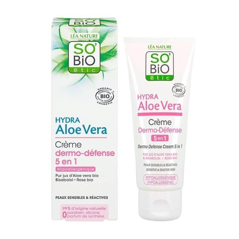 Crema Dermoprotectora 5 En 1 Con Bisabolol Y Aloe Vera 50 ml So` Bio Etic