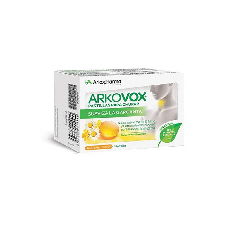 Arkovox Suaviza la Garganta 24 Pastillas para Chupar