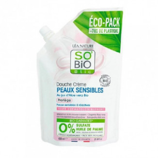 Recarga Gel de Ducha Piel Sensible Protector 650 ml So' Bio Etic