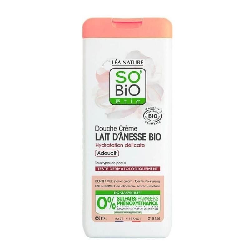 Gel De Ducha Hidratación Suave Leche de Burra Sobi 650 ml So' Bio Etic