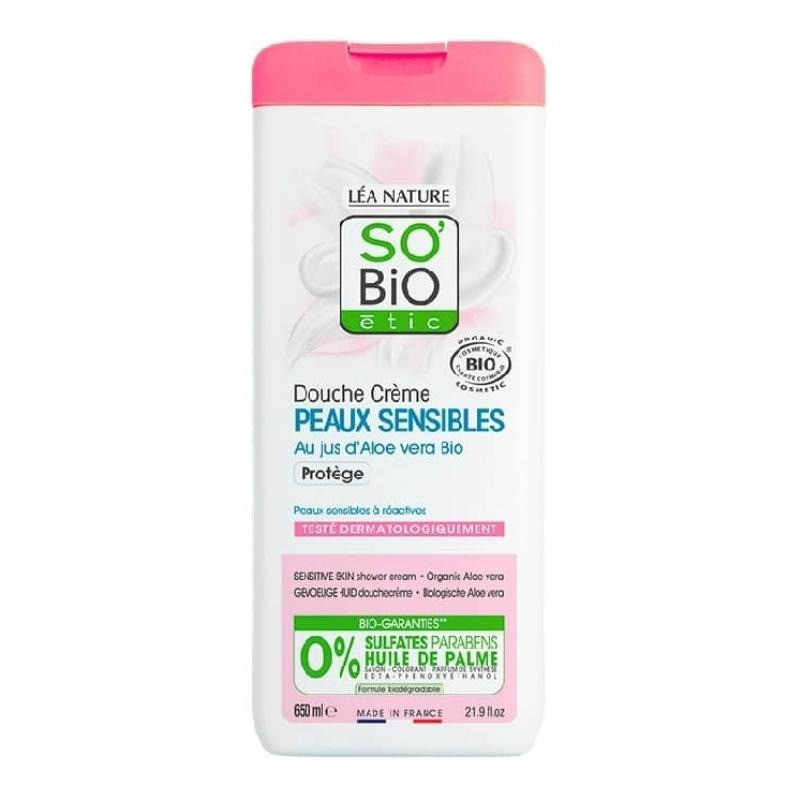 Gel De Ducha Piel Sensible Protector Aloe Vera Bio 650 ml So' Bio Etic