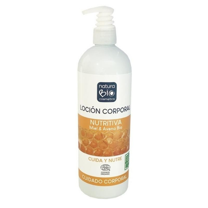 Loción Corporal Nutritiva Miel y Avena  Bio 740ml Naturabio Cosmetics