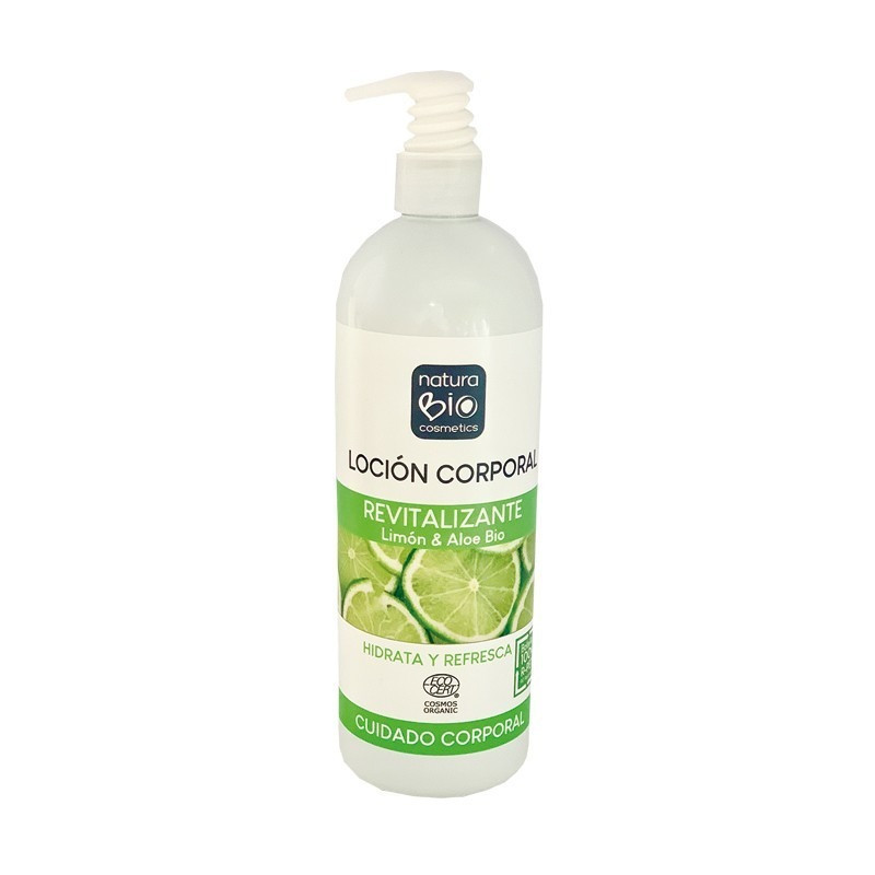 Loción Corporal Limón y Aloe vera Bio 740 ml Naturabio Cosmetics