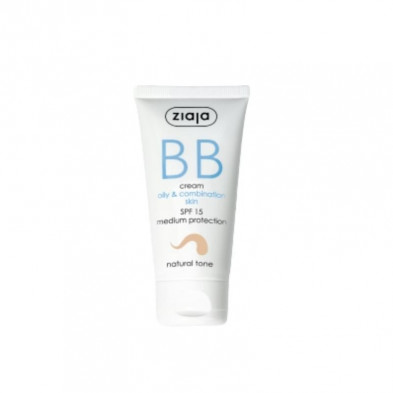 BB Cream Piel Grasa y Mixta Tono Natural SPF15 50ml Ziaja