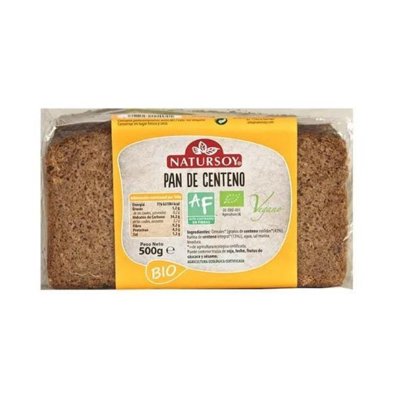 Pan de Centeno Bio 500 g Natursoy