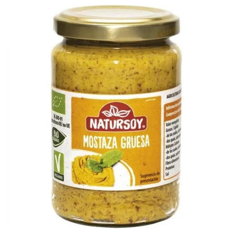 Mostaza Gruesa Bio 200g Natursoy