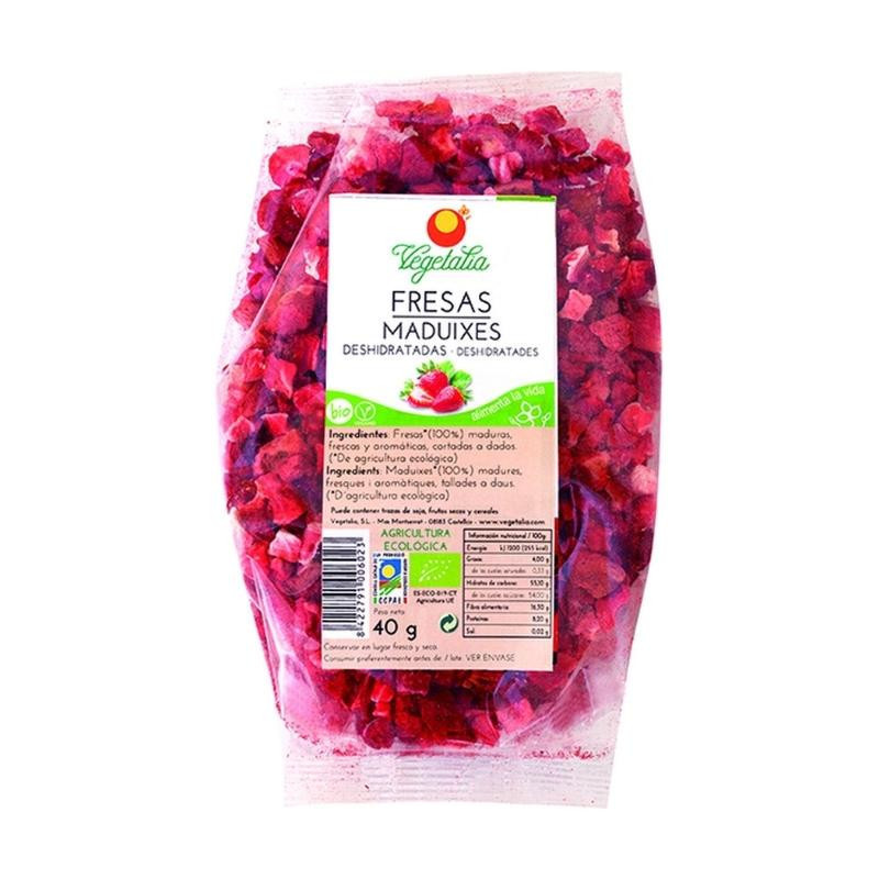 Fresas Liofilizadas Bio Vegan 40 gr Vegetalia