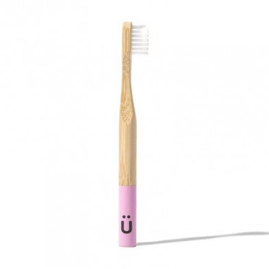 Cepillo Dental Rosa De Bambú Naturbrush