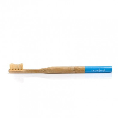 Cepillo Dental De Bambú Infantil Azul 1 unidad Naturbrush