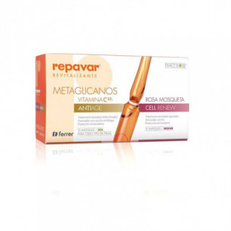 Repavar Revitalizante Metaglicanos Antiage + Cell Renew 15+15 Ampollas