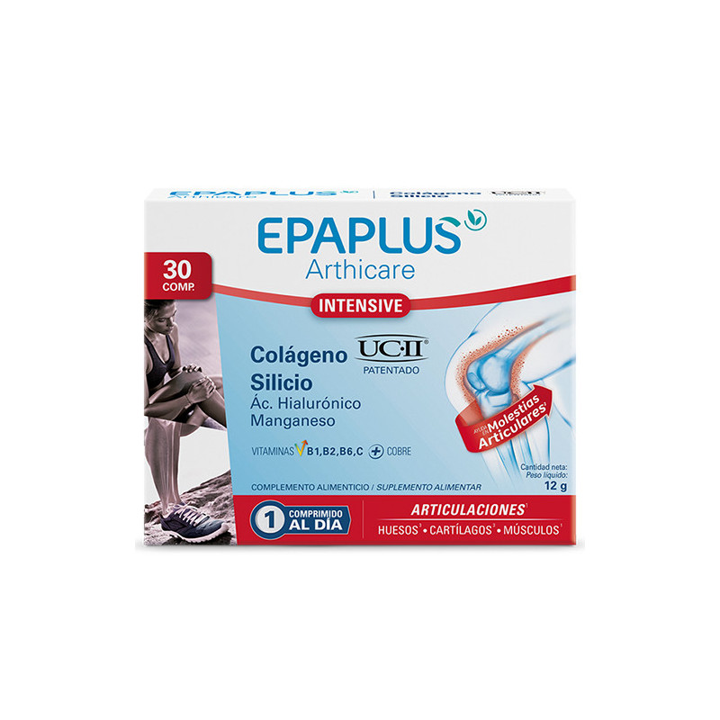 EpaPlus Arthicare Intensive Colágeno + Silicio + Ac. Hialurónico + Manganeso 30 Comprimidos