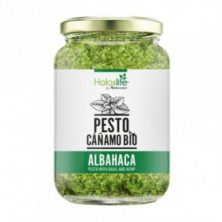 Pesto Con Albahaca y Cáñamo Bio 130 gr Holoslife