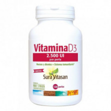 Vitamina D3 2.500 Ui 120 Perlas Sura Vitasan