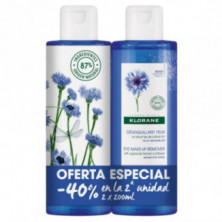 Pack Duo Desmaquillante de Ojos al Aciano 2x200ml Klorane