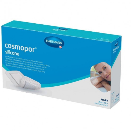 Apósitos Adhesivos 20x10 Cm 5 Unidades Cosmopor Silicone