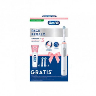 Pack Cepillo de Dientes Eléctrico Profesional 3+2 Pastas de Dientes+2 Recambios Oral-B