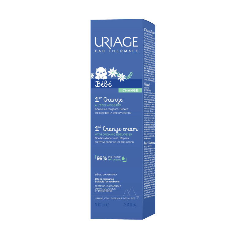 Crema de Pañal Sin Perfume 1º Change 100ml Uriage