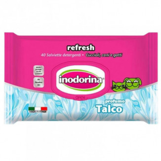 Toallitas Refresh Talco 40 Unidades Inodorina