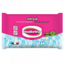 Toallitas Refresh Talco 40 Unidades Inodorina