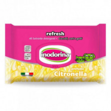 Toallitas Refresh Citronella 40 Unidades Inodorina