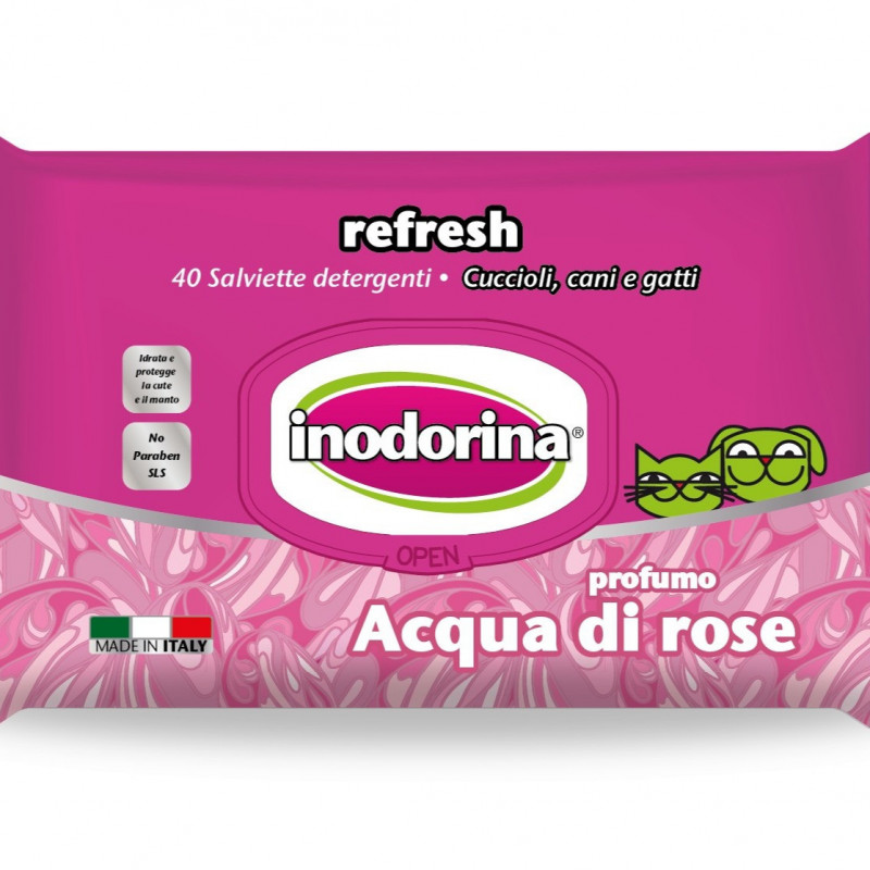 Toallita Refresh Acqua Di Rosa 40 Unidades Inodorina