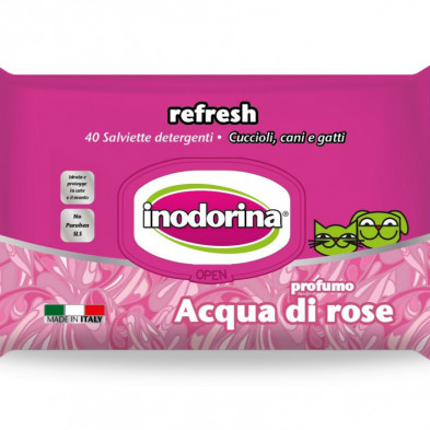 Toallita Refresh Acqua Di Rosa 40 Unidades Inodorina