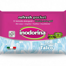 Toallitas Talco Pocket 15 Unidades Inodorina