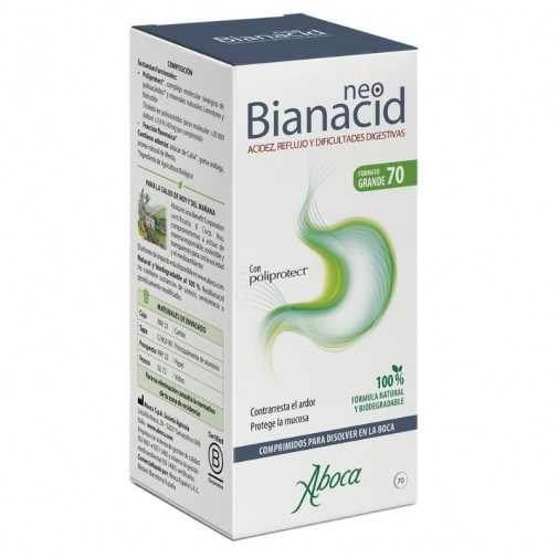 Aboca Neobianacid Acidez Y Reflujo 70 Comprimidos