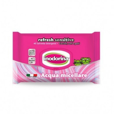 Toallitas Sensitive Agua Micelar 40 Unidades Inodorina