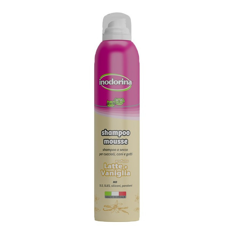 Champú Mousse Leche Y Vainilla 300 ml Inodorina