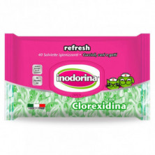 Toallitas Refresh Clorhexidina 100 Unidades Inodorina