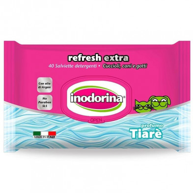 Inodorina Toallitas Refresh Flores Tiare 40 Unidades Inodorina