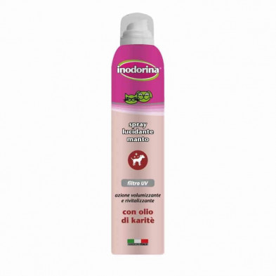 Spray Brillo Filtro Uv Perro Gato 200 ml Inodorina