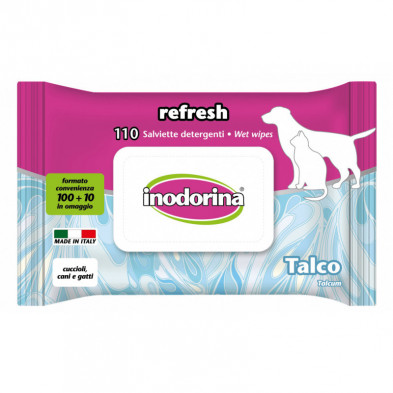 Toallitas Refresh Talco 110 Unidades Inodorina