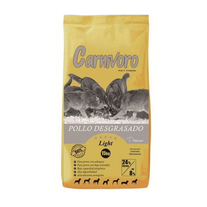 Pienso Light Pollo Desgrasado 15 Kg Carnivoro