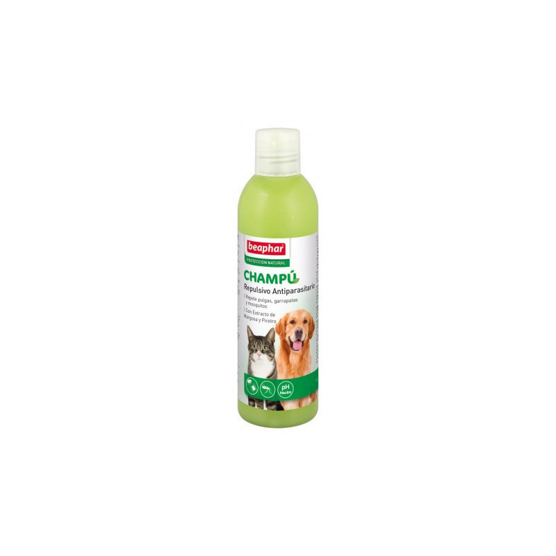 Champu Perro Gato Repulsivo Antiparasitario 250 ml Beaphar